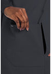 pewter - 40" Snap Front Lab Coat (View 3)