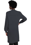 pewter - 40" Snap Front Lab Coat (Back)