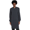 pewter - 40" Snap Front Lab Coat