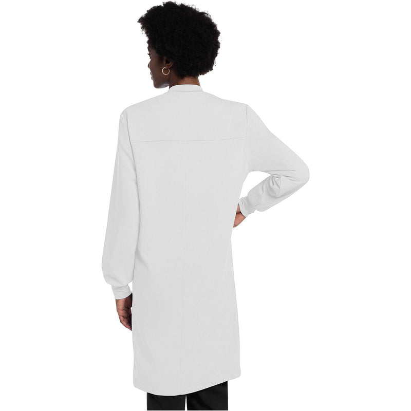 white - 40" Snap Front Lab Coat