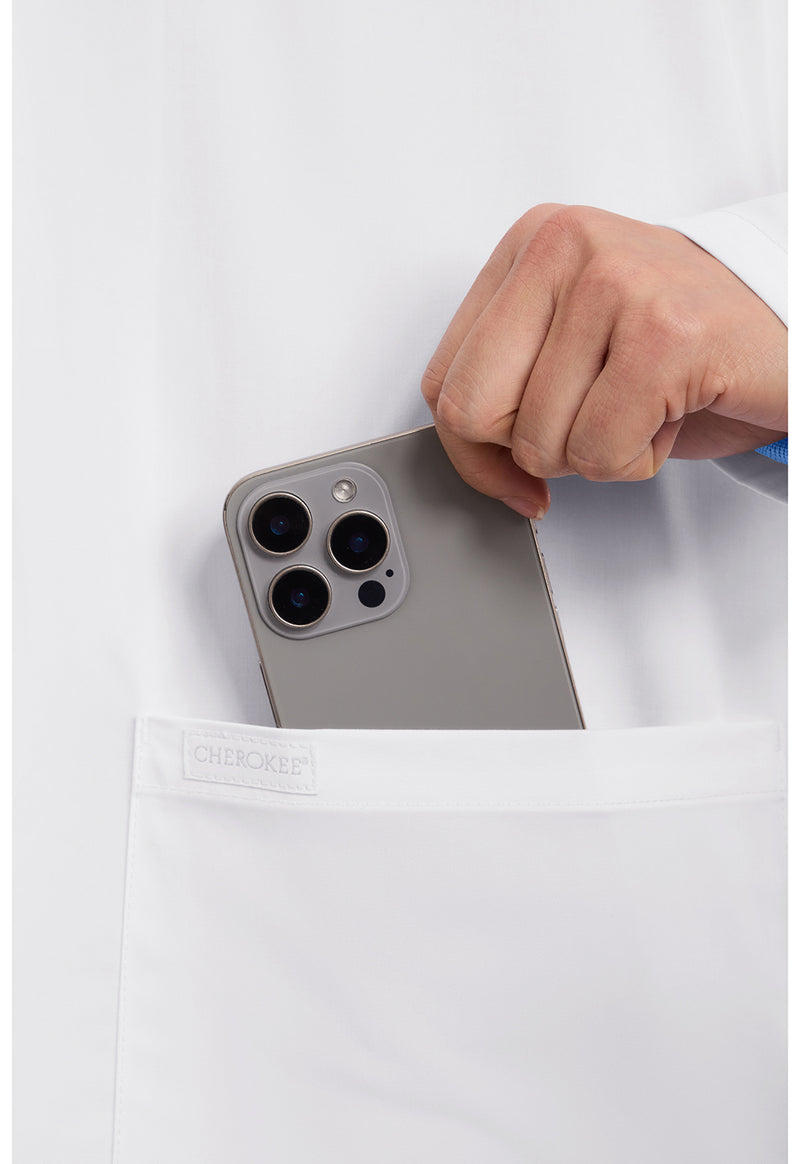 White - Women's 30" Medical Coat (View 4)