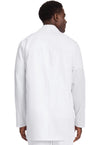 White - Men's 35" Medical Coat (Back)