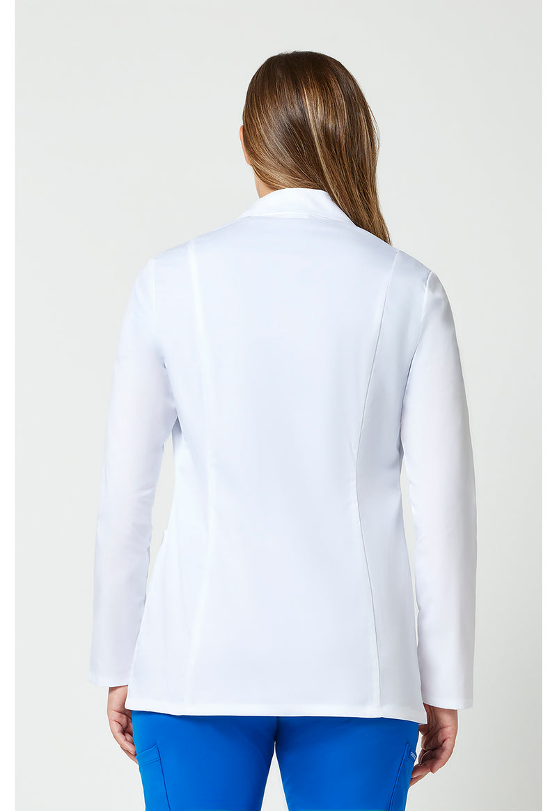 white - 28" Consultation Coat (Back)