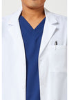 white - 38" Unisex  Lab Coat (View 2)