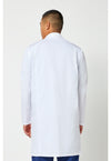 white - Tall 40" Unisex  Lab Coat (Back)