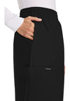 black - Women's Elastic Waist Skirt (View 2)