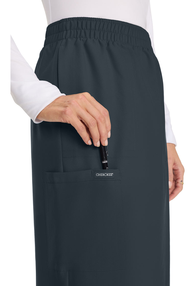 pewter - Women's Elastic Waist Skirt (View 3)