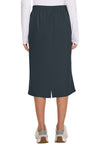 pewter - Women's Elastic Waist Skirt (Back)