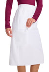 white - Women's Elastic Waist Skirt (View 2)