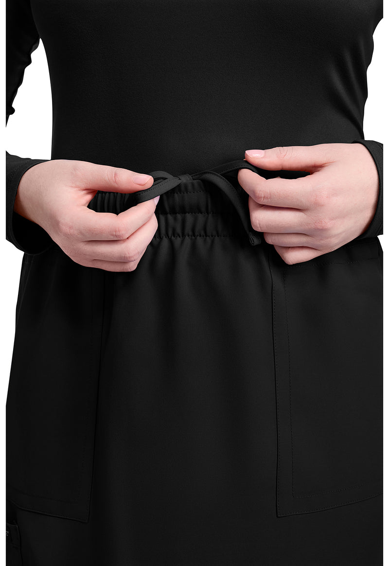 black - Women's 3-Pocket Elastic Waist Skirt (View 3)