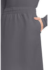 pewter - Women's 3-Pocket Elastic Waist Skirt (View 2)