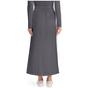 pewter - Women's 3-Pocket Elastic Waist Skirt