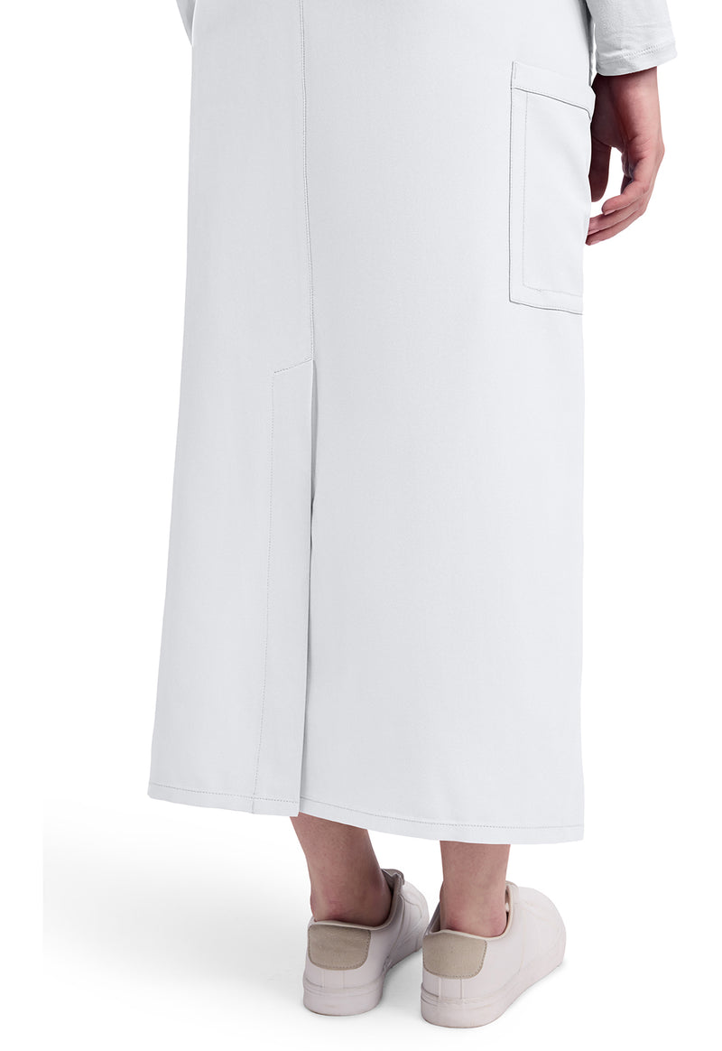 white - Women's 3-Pocket Elastic Waist Skirt (View 4)