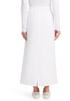 white - Women's 3-Pocket Elastic Waist Skirt (Back)