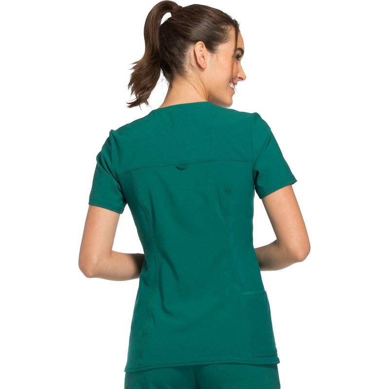 hunter green - V-Neck Top
