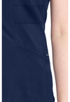 Navy - V-Neck Top (View 3)