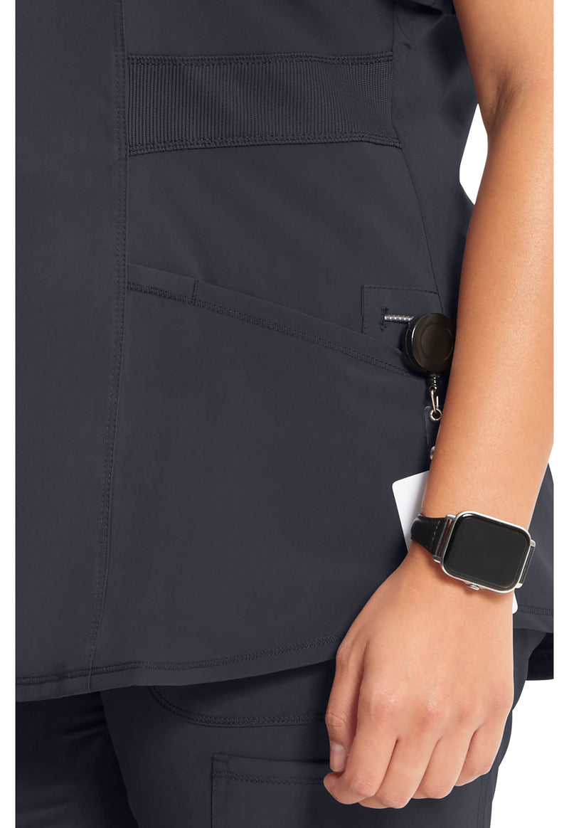 Pewter - V-Neck Top (View 3)