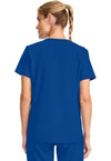 Galaxy Blue - Cherokee WW Originals Ultra Women Scrub Top - Back View