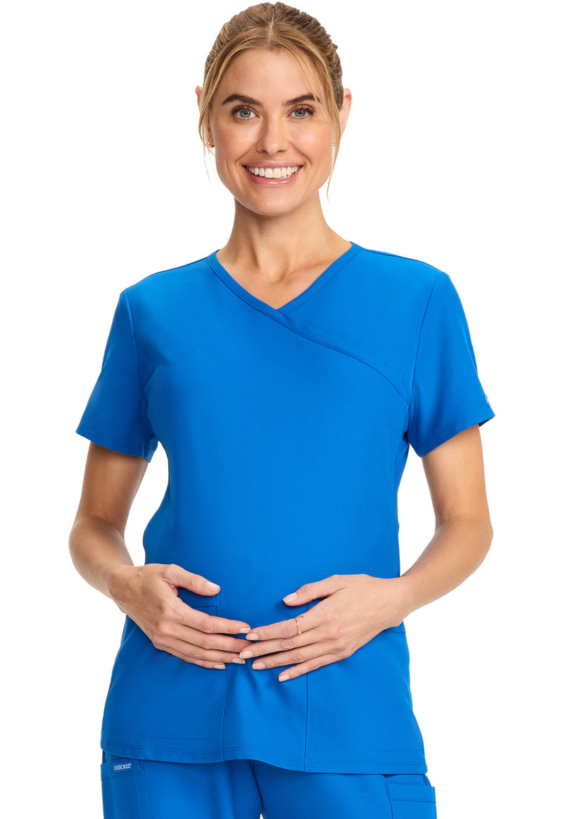 Royal - Cherokee WW Originals Ultra Women Scrub Top - Front View