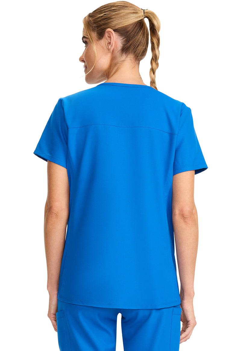 Royal - Cherokee WW Originals Ultra Women Scrub Top - Back View