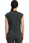 Black - Cherokee IN Infinity Women Scrub Top - Back View