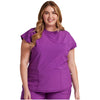 bright violet - Mock Neck Top