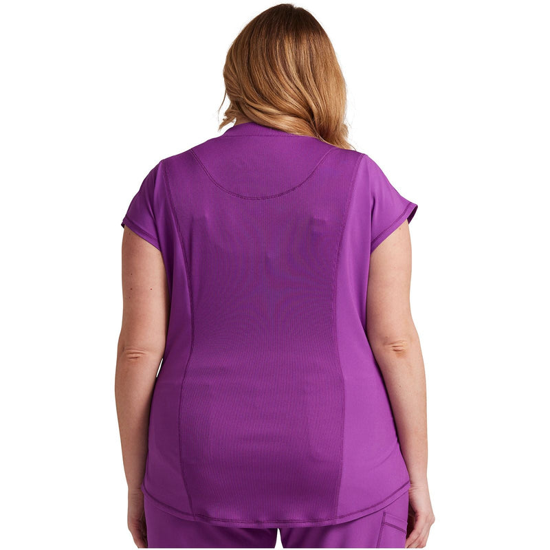 bright violet - Mock Neck Top