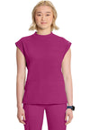 Future Fuchsia - Cherokee IN Infinity Women Scrub Top - Front View