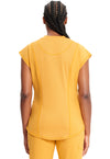 Gold Rush - Cherokee IN Infinity Women Scrub Top - Back View