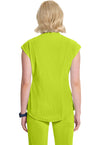 Lime Time - Cherokee IN Infinity Women Scrub Top - Back View