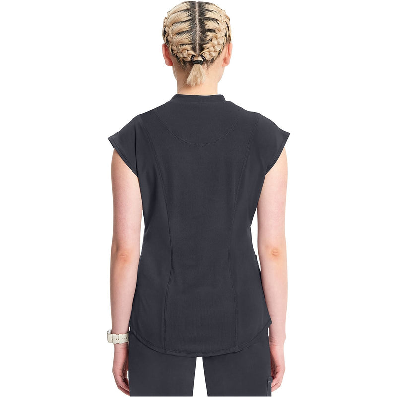 pewter - Mock Neck Top