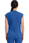 Royal - Cherokee IN Infinity Women Scrub Top - Back View