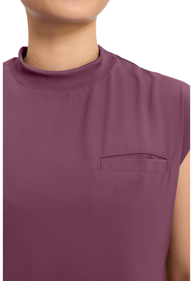 wine - Mock Neck Top (View 2)