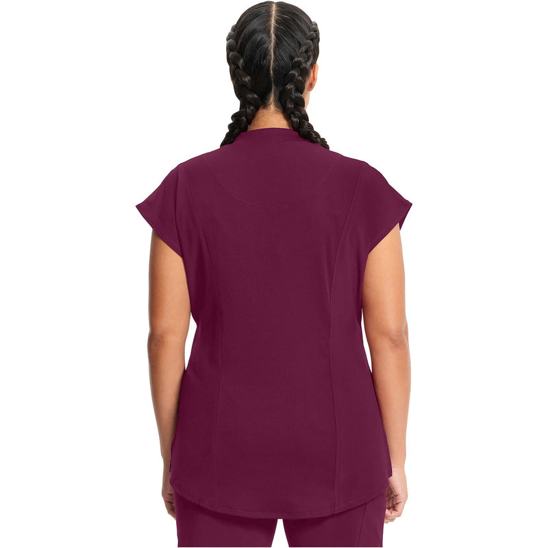 wine - Mock Neck Top