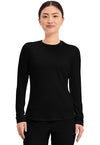 Black - Long Sleeve Underscrub Knit Tee