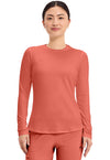Coral Rush - Long Sleeve Underscrub Knit Tee
