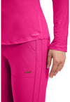 Electric Pink - Long Sleeve Underscrub Knit Tee (View 3)