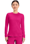Electric Pink - Long Sleeve Underscrub Knit Tee