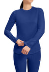 Galaxy Blue - Long Sleeve Underscrub Knit Tee (View 2)