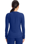 Galaxy Blue - Long Sleeve Underscrub Knit Tee (Back)