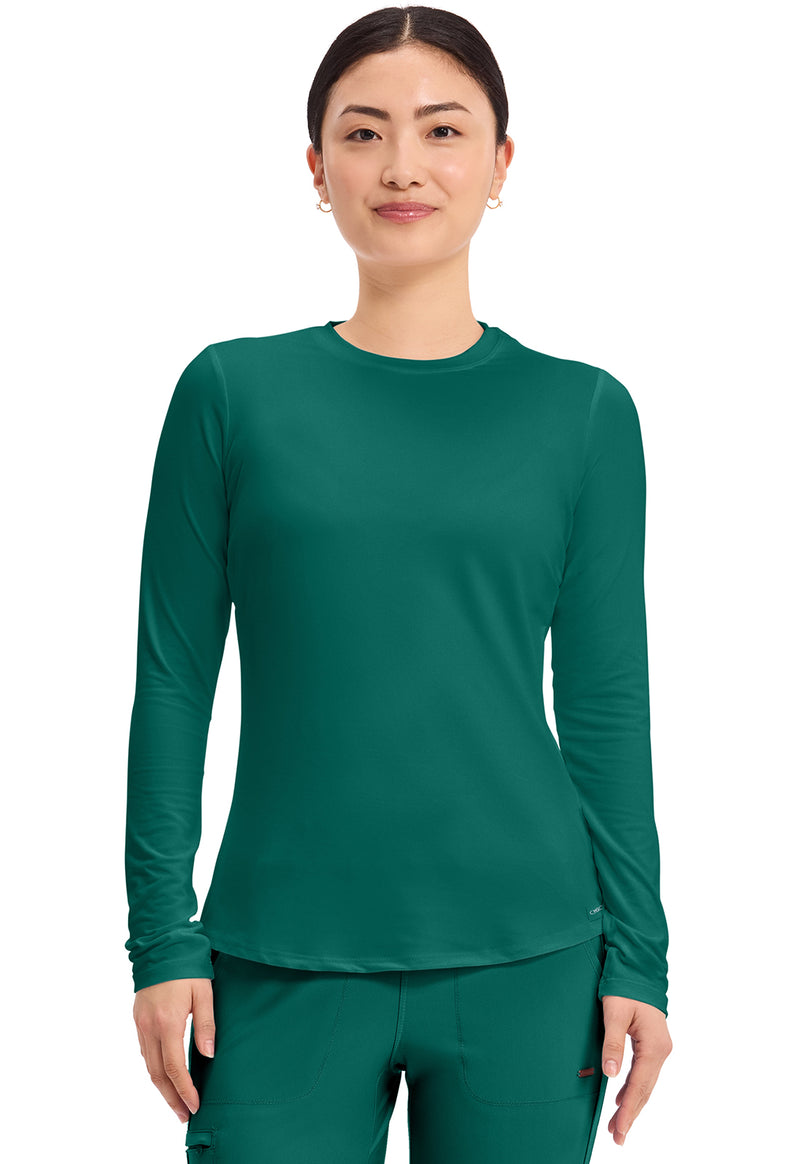 Hunter Green - Long Sleeve Underscrub Knit Tee