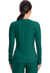 Hunter Green - Long Sleeve Underscrub Knit Tee (Back)