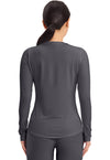Pewter - Long Sleeve Underscrub Knit Tee (Back)