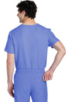 Ciel Blue - Cherokee WW Originals Ultra Unisex Scrub Top - Back View