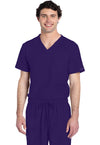 Grape - Cherokee WW Originals Ultra Unisex Scrub Top - Front View