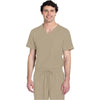 khaki - Unisex V-Neck Top