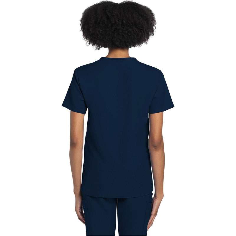 navy - Unisex V-Neck Top