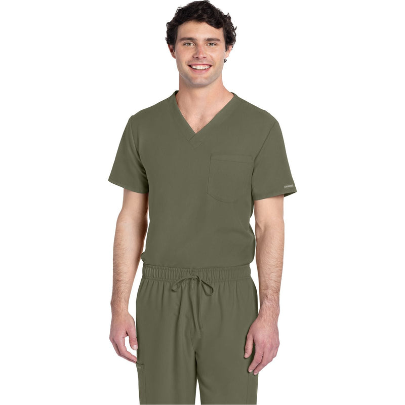 olive - Unisex V-Neck Top