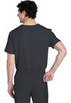 Pewter - Cherokee WW Originals Ultra Unisex Scrub Top - Back View