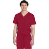 red - Unisex V-Neck Top